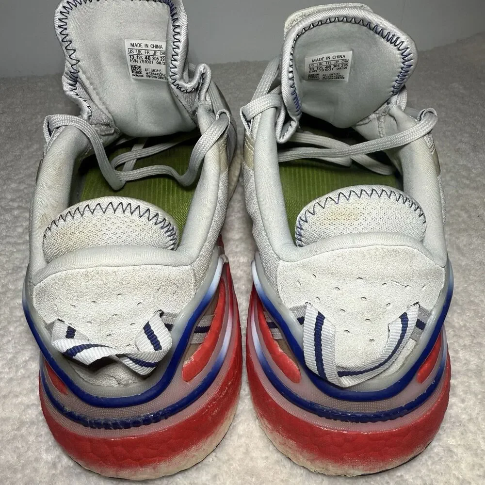 Adidas Men’s Solarthon GW3445 Gray Running Shoes Sneakers Size 13